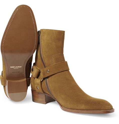 yves saint laurent boots men's